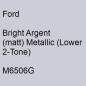 Preview: Ford, Bright Argent (matt) Metallic (Lower 2-Tone), M6506G.